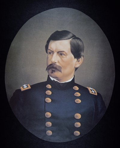 Ritratto del generale George B. McClellan da American School