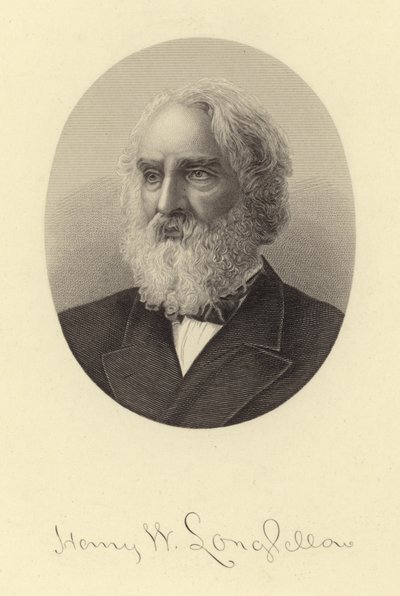 Ritratto di Henry Wadsworth Longfellow da American School