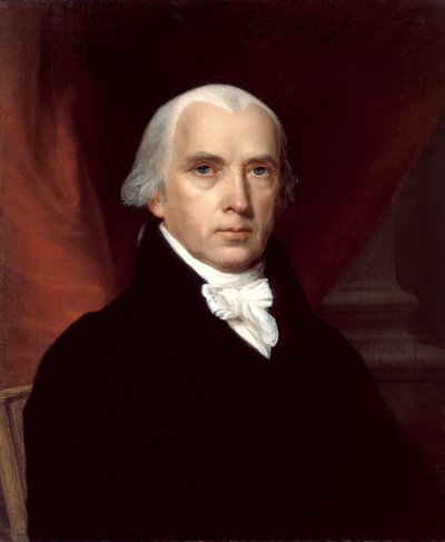 Ritratto di James Madison da American School