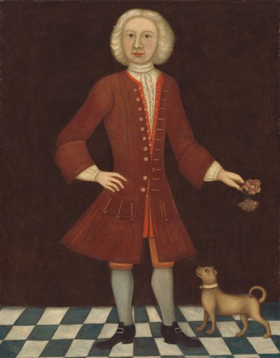 Ritratto di Jonathan Bentham, c.1725 da American School