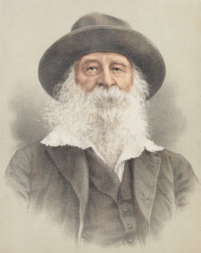 Ritratto di Walt Whitman (1819-91) da American School