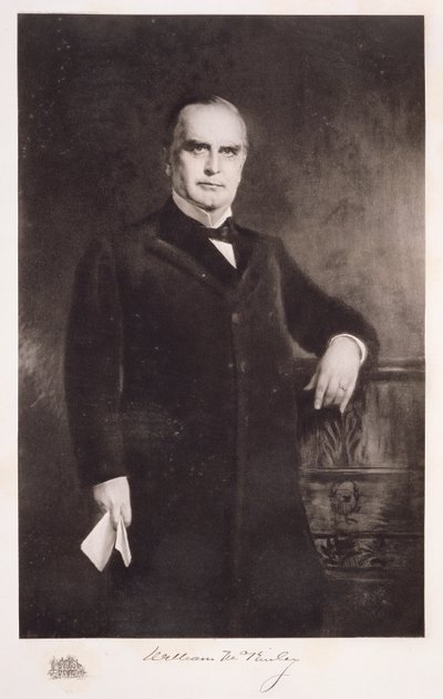 Ritratto di William McKinley da American School