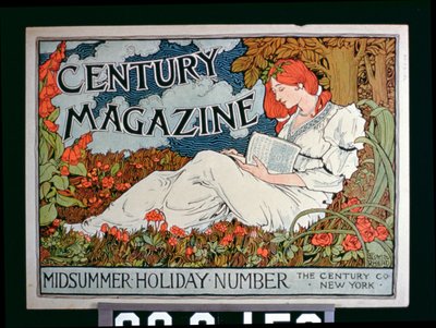 Poster pubblicitario per Century Magazine, Numero di vacanze di mezza estate, New York da American School