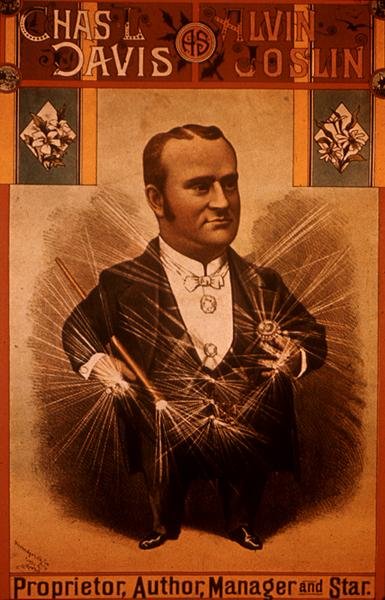 Poster pubblicitario di Chas L. Davis come Alvin Joslin da American School