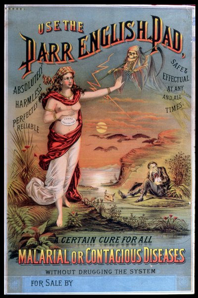 Poster pubblicitario del Parr English Pad da American School