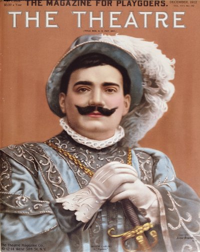 Poster che raffigura Enrico Caruso (1873-1921) come Rigoletto, 1912 da American School