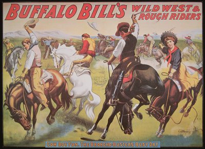 Poster del Wild West Show di Buffalo Bill da American School