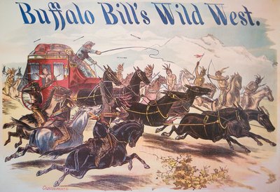 Poster del Wild West Show di Buffalo Bill, c.1885 da American School