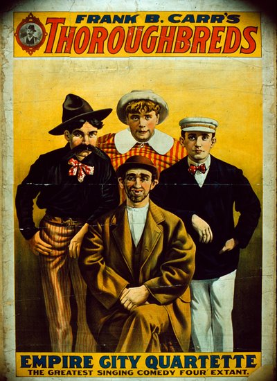Poster per i purosangue di Frank B. Carr da American School