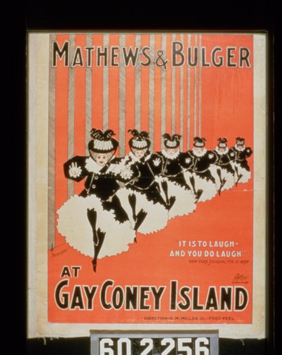 Poster per Mathews & Bulger a Gay Coney Island da American School