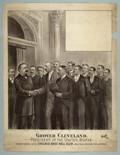 Il presidente Grover Cleveland e il Chicago Base Ball Club da American School