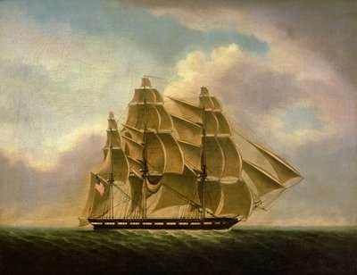Il corsaro Jacob Jones (olio su tela) da American School