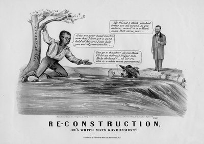 Ricostruzione, o, Un governo di uomini bianchi da American School
