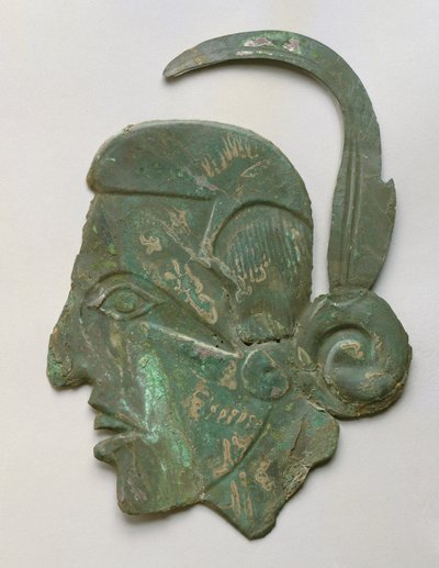 Profilo maschile in rilievo, Caddoan, Spiro, 1200-1350 da American School