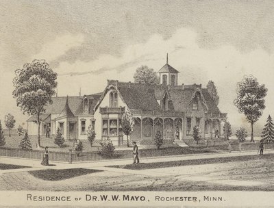 Residenza del Dr W W Mayo, Rochester, Minnesota, USA da American School