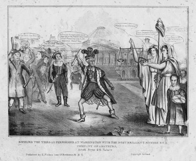 Riccardo III eseguito a Washington con il più brillante successo da una compagnia di dilettanti da American School