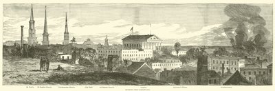 Richmond, da Gambles Hill, aprile 1865 da American School