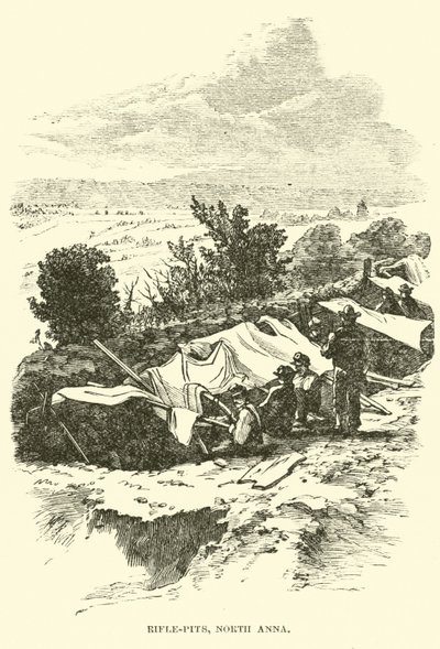 Trincee, North Anna, maggio 1864 da American School