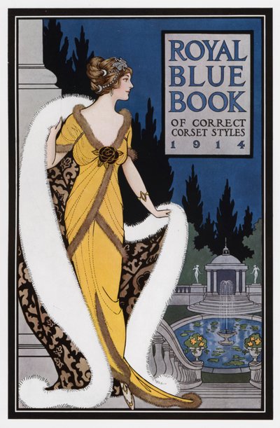 Libro blu reale dei corretti stili di corsetto da American School