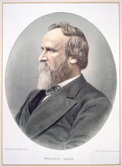 Rutherford B. Hayes (1822-93) da American School