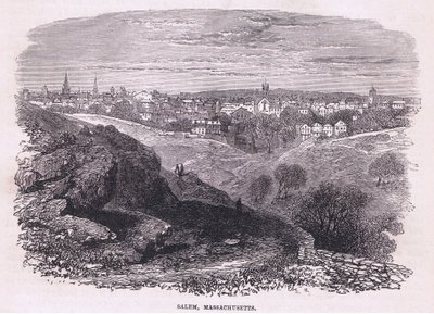 Salem Massachusetts, illustrazione da Cassell