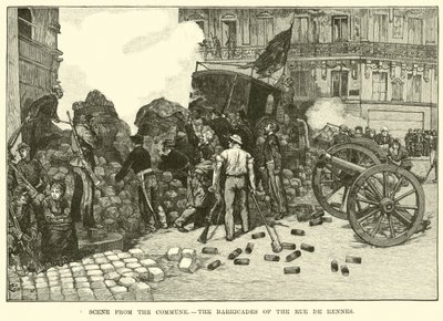 Scena dalla Comune, le barricate di Rue de Rennes da American School