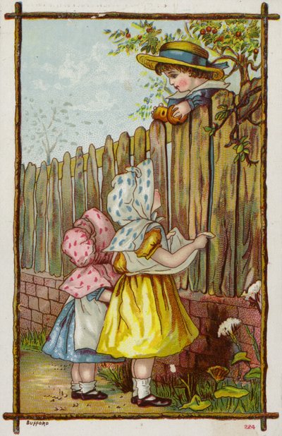 Raccolta di mele da American School