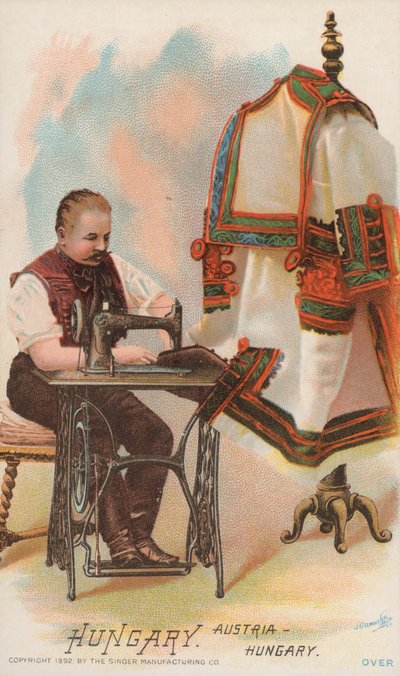 Macchina da cucire, Ungheria, Austria-Ungheria da American School
