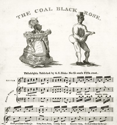 Spartito per The Coal Black Rose da American School
