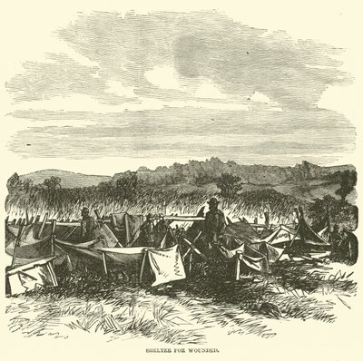 Rifugio per feriti, settembre 1862 da American School