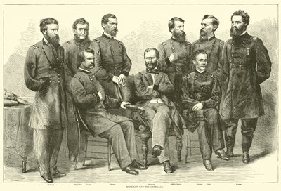 Sherman e i suoi generali, novembre 1864 da American School