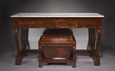 Credenza e cantinetta, ditta di Duncan Phyfe e Figlio da American School