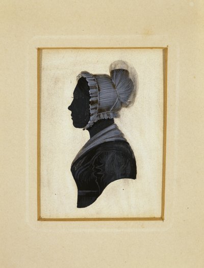 Silhouette di una signora da American School