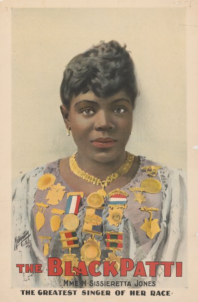 Sissieretta Jones, conosciuta anche come la "Black Patti", 1899 da American School