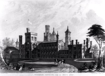 Smithsonian Institution da sud-ovest, da 