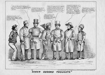 Secondi pensieri sobri, pubblicato da H R Robinson, New York, 1839 da American School