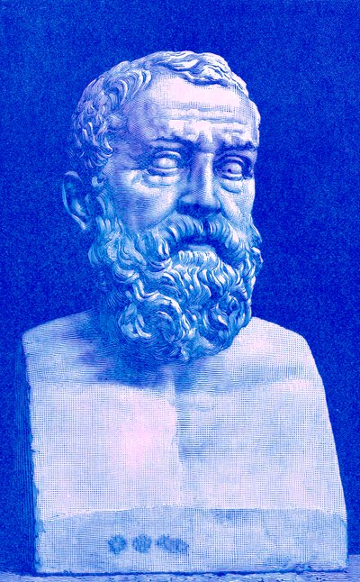 Solone, illustrazione da History of Greece di Victor Duruy, pubblicato nel 1890 da American School