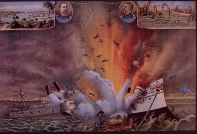Guerra ispano-americana 1898, USS Maine esplode nel porto dell