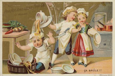 Versando la zuppa sul cuoco da American School