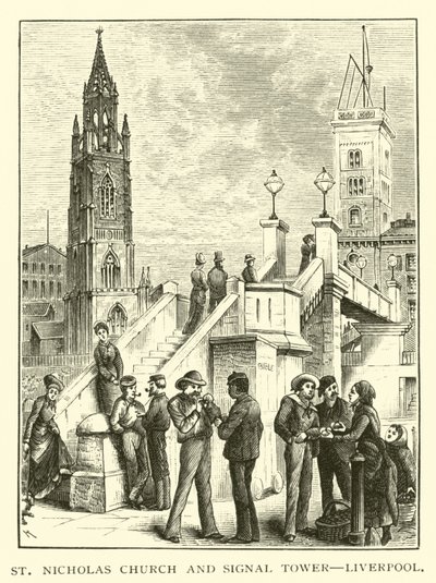 Chiesa di San Nicola e Torre del Segnale, Liverpool da American School