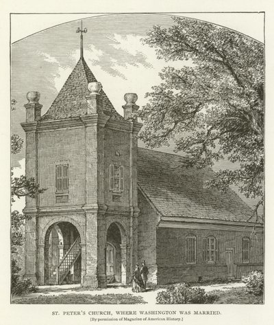 Chiesa di San Pietro, dove Washington si sposò da American School