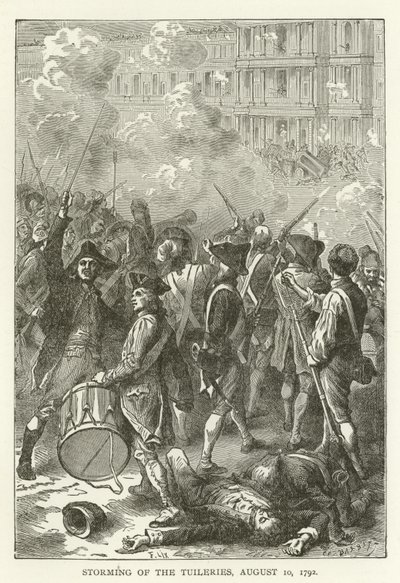 Assalto alle Tuileries, 10 agosto 1792 da American School