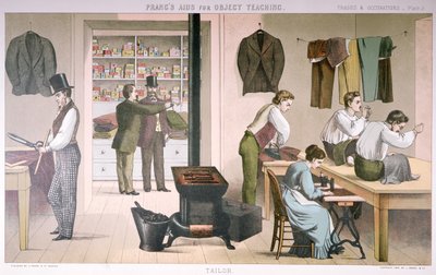 Sarto, tavola da Prangs Aids for Object Teaching, 1874 da American School