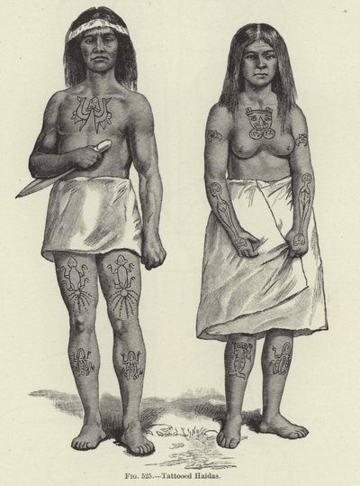 Haida tatuati da American School