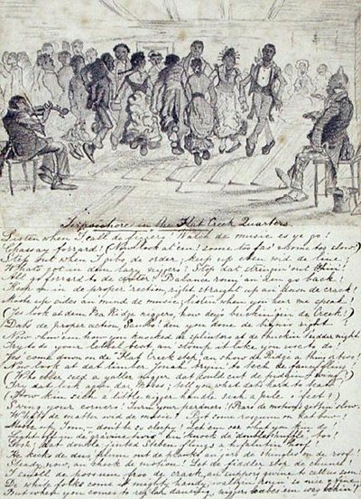 Terpischore nei quartieri di Flat Creek, Pea Ridge, c.1860 da American School