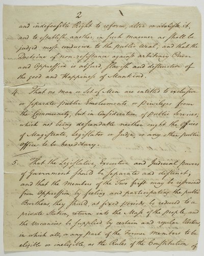La Carta dei Diritti, copia firmata a Federal Hall, 1789 da American School