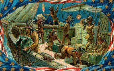 Il Boston Tea Party da American School