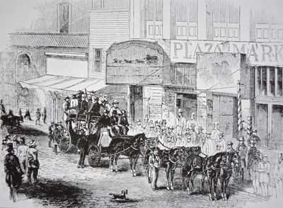 La diligenza Butterfield Overland Mail, pubblicata su Harper