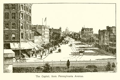 Il Campidoglio, da Pennsylvania Avenue da American School