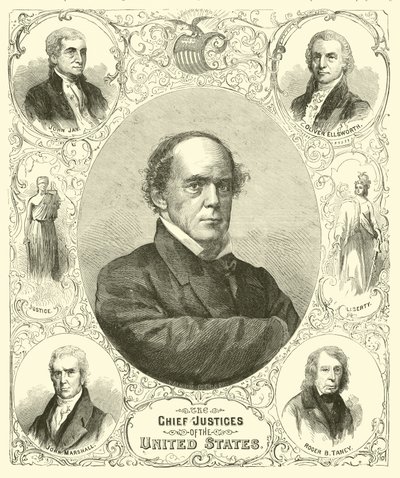 I giudici supremi degli Stati Uniti, agosto 1864 da American School